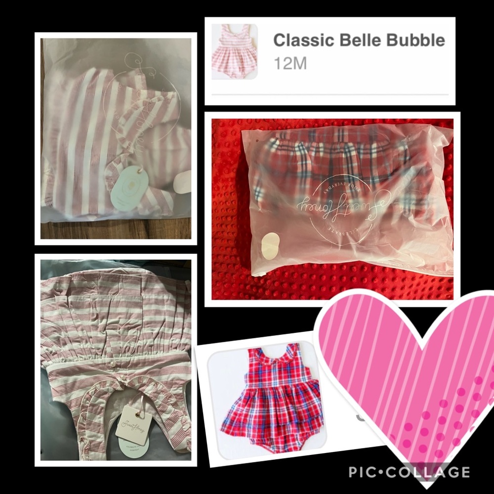 Sweet honey belle bubble bundle of 2 size 12 months
